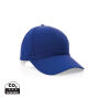 Impact AWARE™  6 panel 190gr gerecycled katoenen cap, blauw