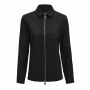 Modern Zip Overshirt Woman Black 3XL