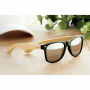 CALIFORNIA TOUCH - Zonnebril met bamboe frame - Glanzend Zilver