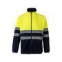 VL EROS LARGE. Tweekleurig fleecejack (280g/m²) van polyester (100%)
