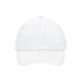 6 Panel Cap Heavy Cotton white