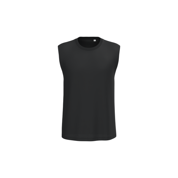 Mouwloos unisex T-shirt 190 Black 3XL Mouwloos unisex T-shirt 190 Black 3XL