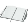 Nexus A5 hard cover notebook with pen and pencil combo (black ink) - Grey