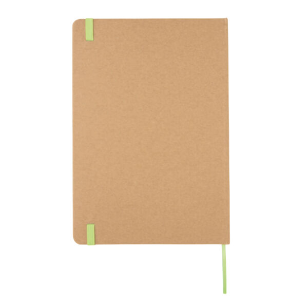 A5 kraft notitieboek, groen A5 kraft notitieboek, groen