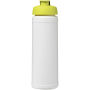 Baseline® Plus 750 ml sportfles met flipcapdeksel - Wit/Lime