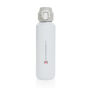 Via RCS Re-steel lockable sport bottle 600ML, wit