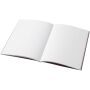 Novella Austen A5 gerecycled notitieboek met zachte cover, 50 vellen - Rood