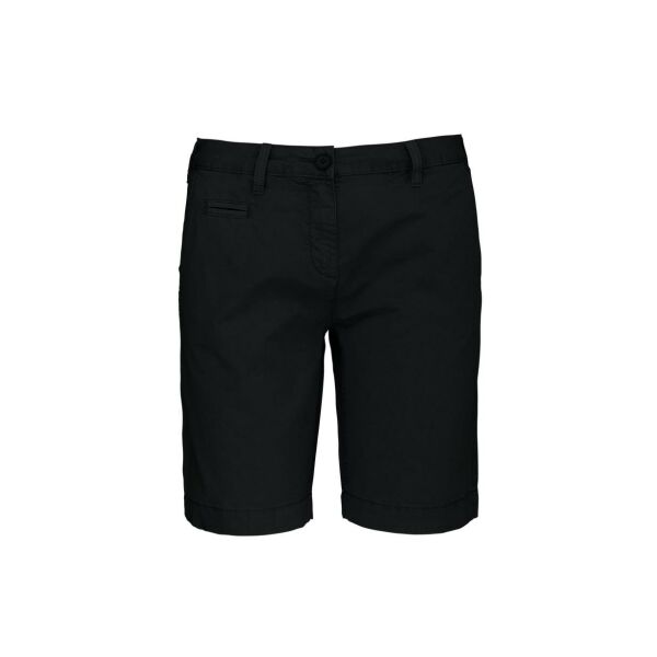 Damesbermuda met verwassen look