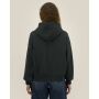 Fronter - Oversized rits hoodie in een gerecycled katoen blend - Black (XS)