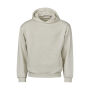 UNLABELED Heavy Loose Fit Hooded Sweatshirt - Cement - M