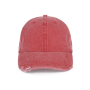 Gescheurde verwassen pet Washed Red One Size