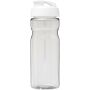 H2O Active® Eco Base 650 ml sportfles met kanteldeksel - Transparant/Wit