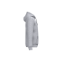 Gerecyclede uniseks sweater met rits en capuchon Oxford Grey 5XL Gerecyclede uniseks sweater met rits en capuchon Oxford Grey 5XL