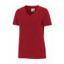 Cottover Gots Stretch V-Neck Lady red XS Cottover Gots Stretch V-Neck Lady red XS