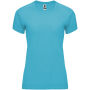 Bahrain sportshirt met korte mouwen voor dames - Turquoise - S