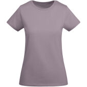 Breda kortärmad T-shirt för dam - Lavendel - S