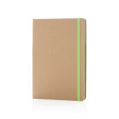 A5 kraft notitieboek, groen