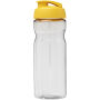 H2O Active® Base 650 ml sportfles met flipcapdeksel - Transparant/Geel