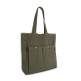 Tas met dubbel voorvak Washed Kombu Green One Size Tas met dubbel voorvak Washed Kombu Green One Size