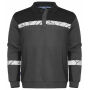 7100 POLO SWEATSHIRT PGL Grey/Black 5XL