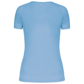 Dames sport-T-shirt V-hals Sky Blue L