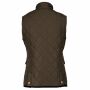 Gewatteerde damesbodywarmer mossy green/black XXL Gewatteerde damesbodywarmer mossy green/black XXL