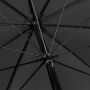 FALCONE - Grote paraplu - Handopening - Windproof -  120 cm - Zwart