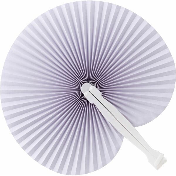 Papieren handwaaier Dylan geel Papieren handwaaier Dylan geel