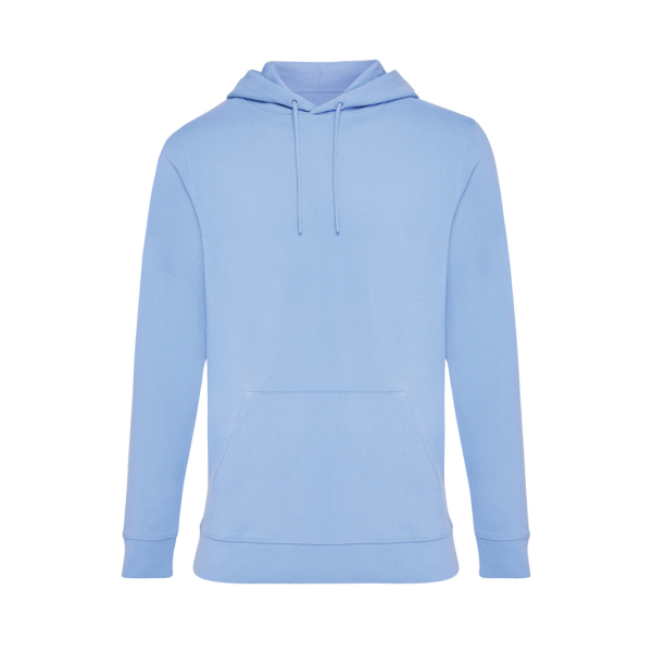 Iqoniq Jasper recycled cotton hoodie, sky blue (XXXL)
