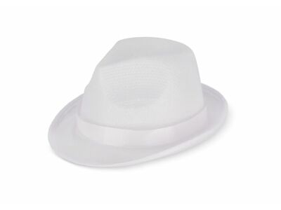 Polyester hoed met band