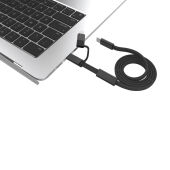 Arc RCS 60W 120 cm 2-in-1 snellaadkabel, zwart