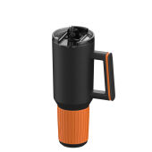oranje, zwart