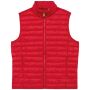 Ecologische lichte bodywarmer voor heren hibiscus red 4XL