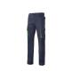 TWO-TONE MULTI-POCKET TROUSERS, NAVY/LIME, 34, VELILLA