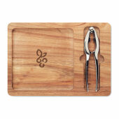 NUTPLATE - Acacia noten kraker set - Hout
