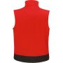 Soft Shell Bodywarmer red/black M