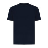 Iqoniq Sierra lichtgewicht gerecycled katoen t-shirt, donkerblauw (S)