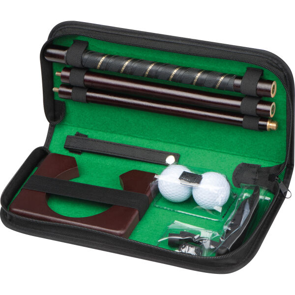 Golfset voor op kantoor Golfset voor op kantoor