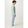 IQONIQ Zion gerecycled katoen sweater, iceberg green (L)