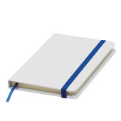 blue, white