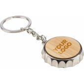 Zinklegering sleutelhanger Finn bruin