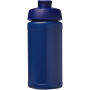 Baseline 500 ml recycled sport bottle with flip lid - Blue/Blue