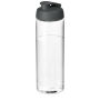 H2O Active® Vibe 850 ml sportfles met kanteldeksel - Transparant/Grijs
