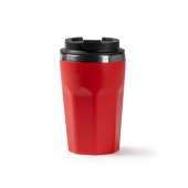 SALMER Dubbelwandige beker 400 ml - rood