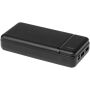 Loop powerbank van 20.000 mAh van gerecycled plastic - Zwart