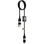 SCX.design C32 60 W switch oplaadkabel met oplichtend logo - Zwart