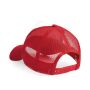 HALF MESH TRUCKER, CLASSIC RED/WHITE, One size, BEECHFIELD