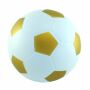 Antistress voetbal Ø 6 cm, goud/wit Antistress voetbal Ø 6 cm, goud/wit