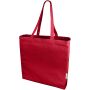 Odessa 220 g/m² GRS gerecyclede totebag 13L - Rood