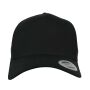 5-PANEL CURVED CLASSIC SNAPBACK, BLACK, One size, FLEXFIT